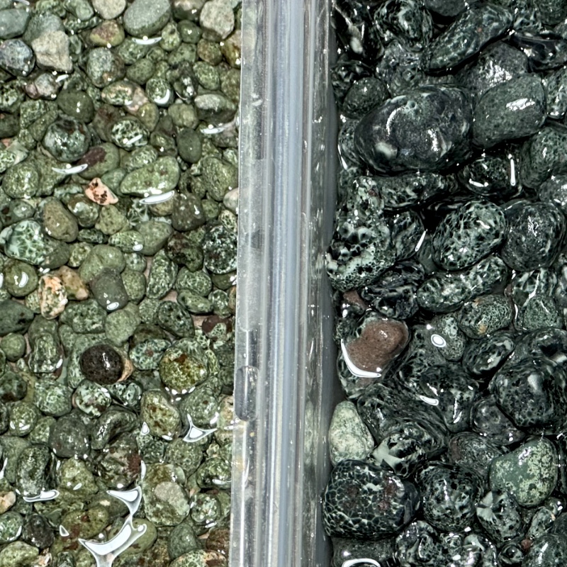Rough Chlorastrolite Comparison